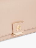Roz Geanta Crossbody Cu Clapeta Si Monograma Th  Femei