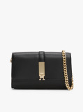 Negru Geanta Crossbody Cu Curea Din Lant Heritage  Femei