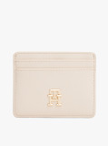 Beige TH Monogram Credit Card Holder  Women