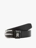 Black Essential Leather Belt  Women