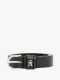 Black Essential Leather Belt  Women