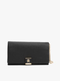 Negru Geanta Crossbody Cu Monograma Th  Femei