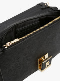 Negru Geanta Crossbody Cu Monograma Th  Femei