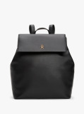Negru Rucsac Cu Placa Monograma Th  Femei