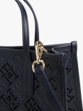 Blue Geanta Tote City Cu Monograma TH  Femei