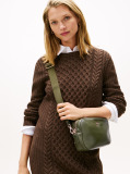 Verde Geanta TH Monogram Crossbody  Femei