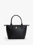 Black TH Monogram Crossbody Tote Bag  Women