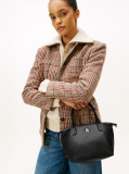 Black TH Monogram Crossbody Tote Bag  Women