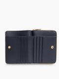 Beige TH Monogram Zip-Around Flap Wallet  Women