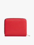Red TH Monogram Zip-Around Flap Wallet  Women