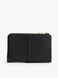 Negru Portofel Bifold Cu Monograma TH  Femei