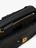 Negru Geanta Crossbody Din Piele  Femei