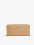 Brown TH Monogram Zip-Around Wallet  Women