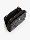 Negru Portofel Hilfiger Icon Cu Fermoar Jacquard Si Logo  Femei