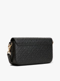 Black Hilfiger Icon Embossed Logo Crossbody Bag  Women