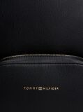 Negru Rucsac Pebble Grain Metalic Cu Logo  Femei
