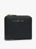 Black TH Flag Compact Zip-Around Wallet  Women