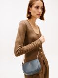Gri TH Monogram Geanta Crossbody Cu Curea Tip Lant   Femei