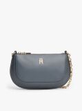 Gri TH Monogram Geanta Crossbody Cu Curea Tip Lant   Femei