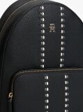 Black Tonal Signature Tape Backpack  Women