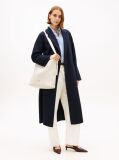 Bej TH Monogram Geanta Hobo Impletita  Femei