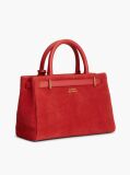 Rosu Geanta American Icon Tote Din Piele Intoarsa  Femei