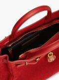 Rosu Geanta American Icon Tote Din Piele Intoarsa  Femei