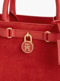 Rosu Geanta American Icon Tote Din Piele Intoarsa  Femei
