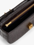 Maro Geanta Crossbody Din Piele Cu Imprimeu Croco  Femei