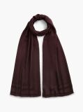 Red TH Monogram Scarf With Wool  Women