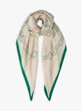 Multi Woven Chain Pure Silk Scarf  Women