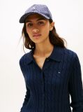 Blue TH Monogram Jacquard Baseball Cap  Women