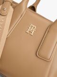 Brown Essential Metallic Logo Crossbody Tote Bag  Women