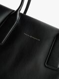 Negru Geanta Essential Tote Cu Logo Metalic  Femei