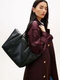 Negru Geanta Essential Tote Cu Logo Metalic  Femei