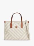 Bej City Geanta Crossbody Tote Tesuta  Femei