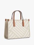 Bej City Geanta Crossbody Tote Tesuta  Femei
