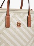 Bej City Geanta Crossbody Tote Tesuta  Femei