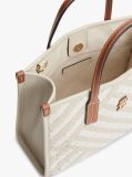 Bej City Geanta Crossbody Tote Tesuta  Femei