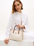 Bej City Geanta Crossbody Tote Tesuta  Femei