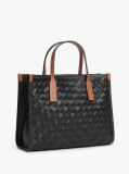 Negru City Geanta Crossbody Tote Tesuta  Femei