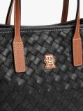 Negru City Geanta Crossbody Tote Tesuta  Femei