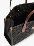 Negru City Geanta Crossbody Tote Tesuta  Femei