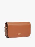 Maro Geanta Crossbody Din Piele Cu Clapa Si Placa Cu Logo  Femei