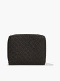 Negru Portofel Cu Clapa Si Fermoar Cu Logo Hilfiger In Relief  Femei
