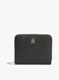 Black Hilfiger Icon Zip-Around Flap Wallet  Women
