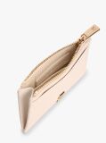 Beige Hilfiger Icon Debossed Credit Card Holder  Women