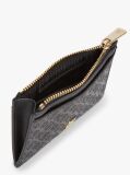 Black Hilfiger Icon Debossed Credit Card Holder  Women