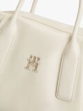 Beige Essential TH Monogram Crossbody Satchel  Women
