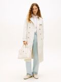 Beige Essential TH Monogram Crossbody Satchel  Women